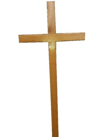 krzyż drewniany jasny miodowy